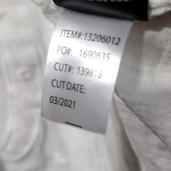 Torrid White Cotton Gauze Embroidered Jacket Womens 4X Floral Casual Comfy Retro - Picture 12 of 12